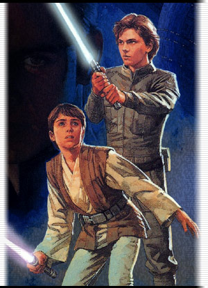 Jacen protecting his younger brother, Anakin